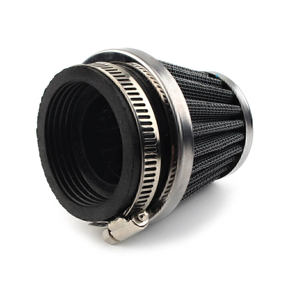 50mm Chrome Air Filter for Honda Yamaha Suzuki Motorcycle ATV Dirt Bike