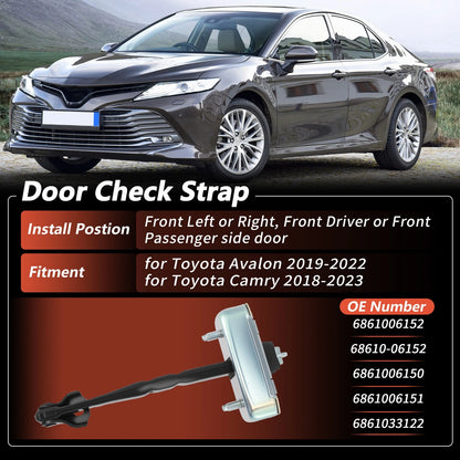 Front 2 x Door Check Strap Limiter Bracket for Toyota Avalon Camry