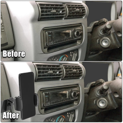 Mobile Phone Holder Mount Kit for Jeep Wrangler TJ LJ (1997-2006)