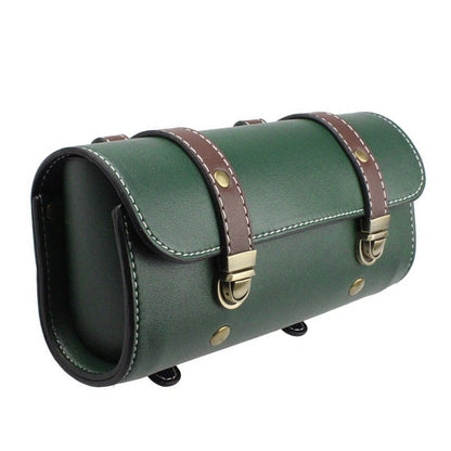 Universal Motorcycle Front Fork Tool Bag Pouch Saddle Bag - Green
