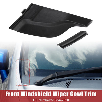 Right Windshield Wiper Cowl Cover Extension Trim for Toyota Prius (2010–2015)