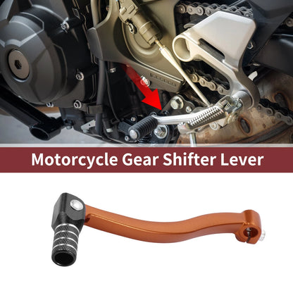 Folding Gear Shifter Lever for Kayo T6 Orange Black