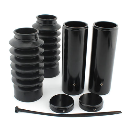 Black Upper & Lower Fork Covers for Harley Breakout FXSB (2013-2017)