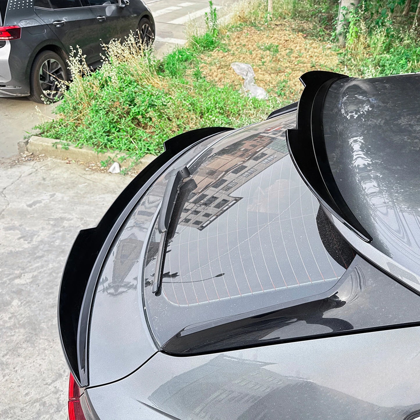 Rear Spoiler Lip for Audi Q3 Sportback (2019-2024) Gloss Black