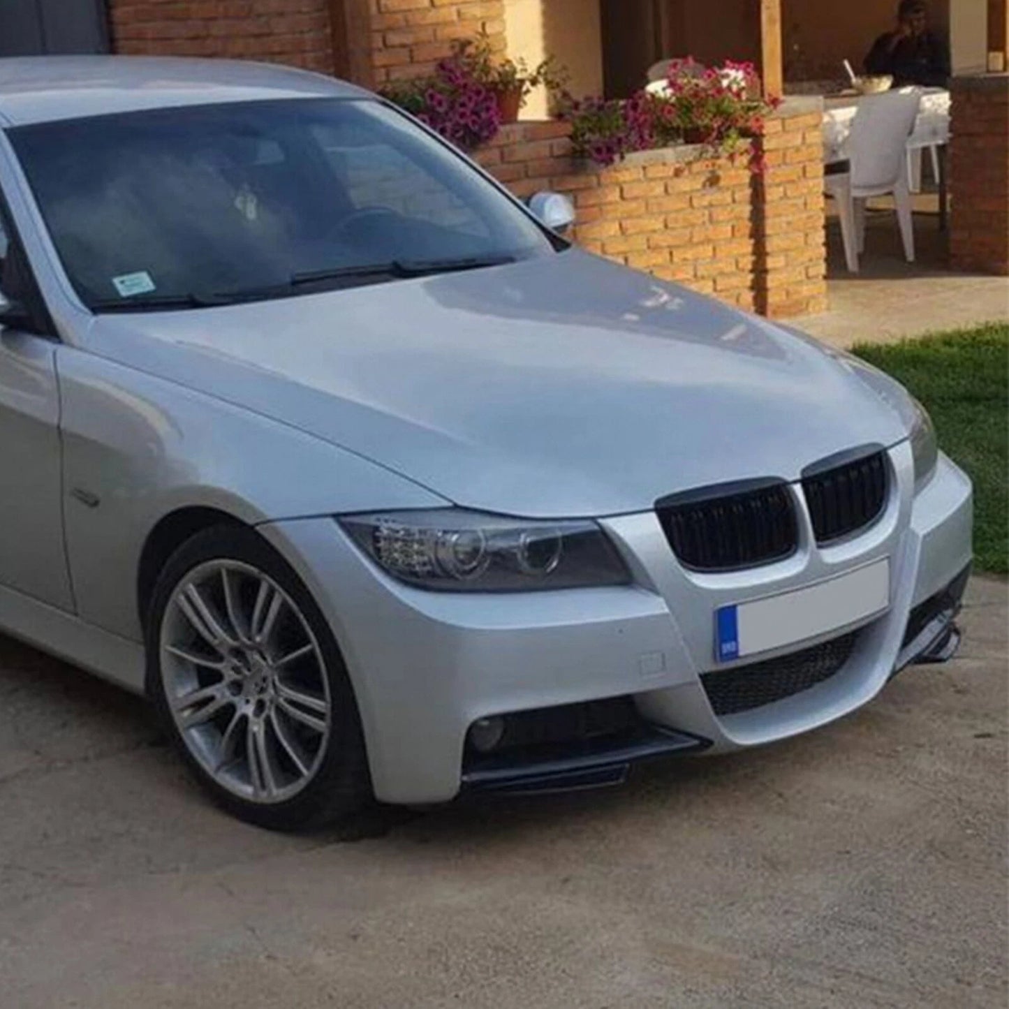 Front Bumper Side Splitter Trim for BMW E90 E91 M-Tech (2005-2008)