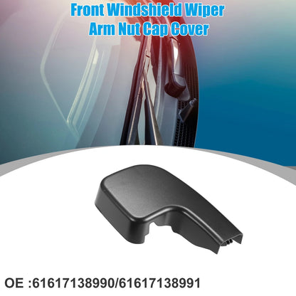 Wiper Arm Nut Cover Cap Black for BMW 335i (2007-2009)