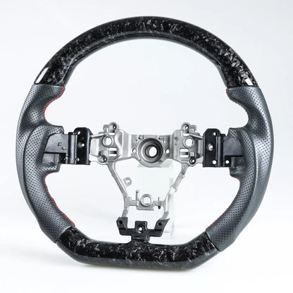 Forged Carbon Fiber Flat Bottom Steering Wheel for Subaru WRX STI (2015-2021)