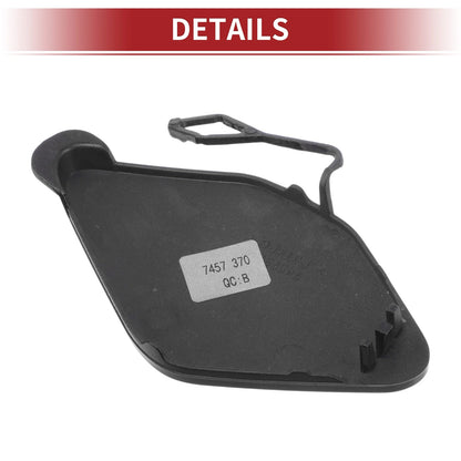 Front Car Bumper Tow Hook Cover for BMW 320i (2016-2018) - Black 1 x Cover