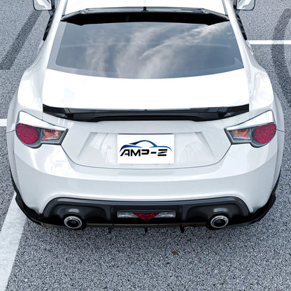 1x Gloss Black Rear Diffuser Lip for Subaru BRZ/Scion FR-S (2013-2020)