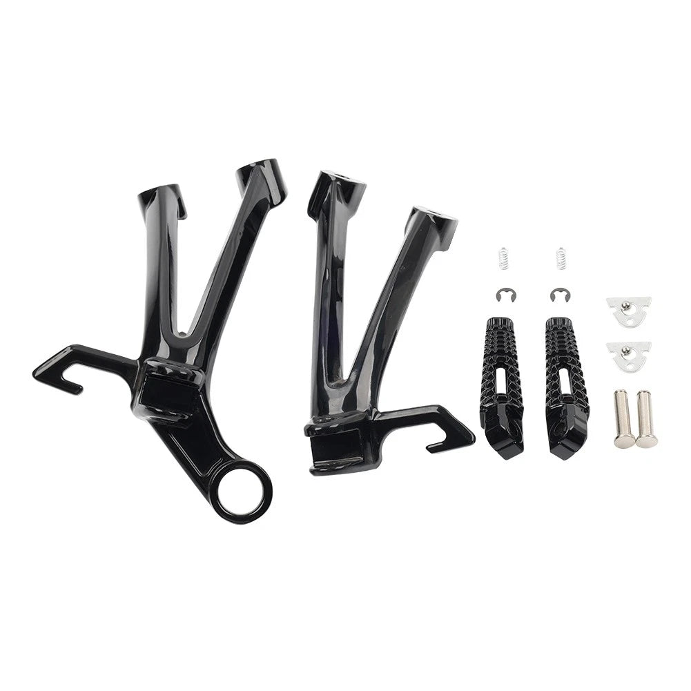 Rear Passenger Footrests Pegs for Suzuki GSXR600 GSXR750 (2008-2010)