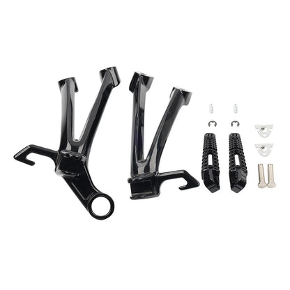 Rear Passenger Footrests Pegs for Suzuki GSXR600 GSXR750 (2008-2010)