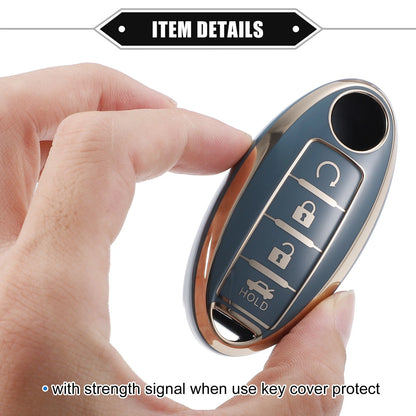 4 Button Fob Shell Cover Case for Nissan Altima Armada