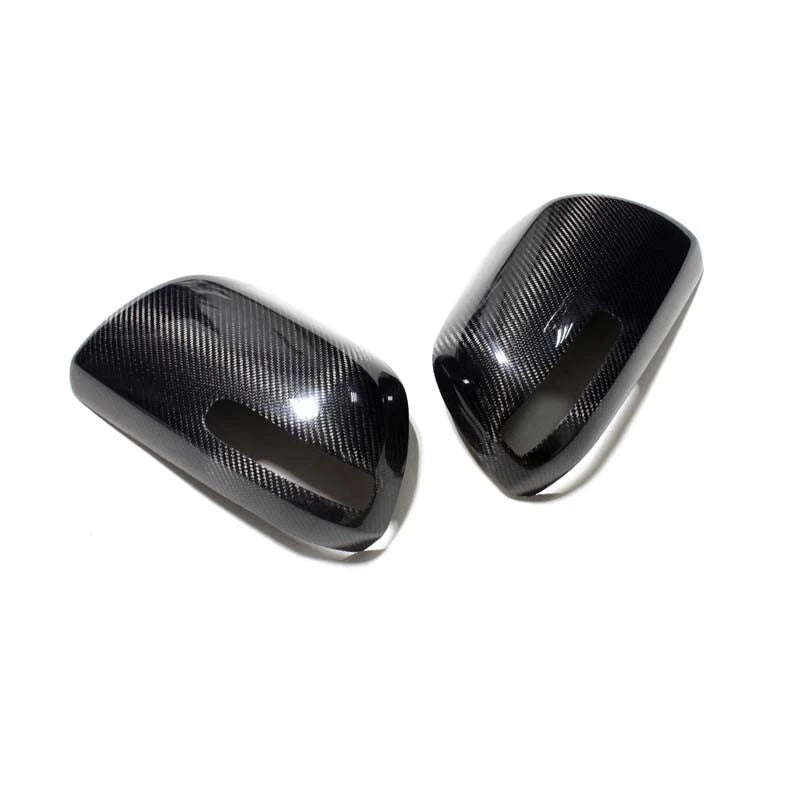 Carbon Fiber Add-on Side Mirror Cover Caps for 2006-2013 Toyota Previa