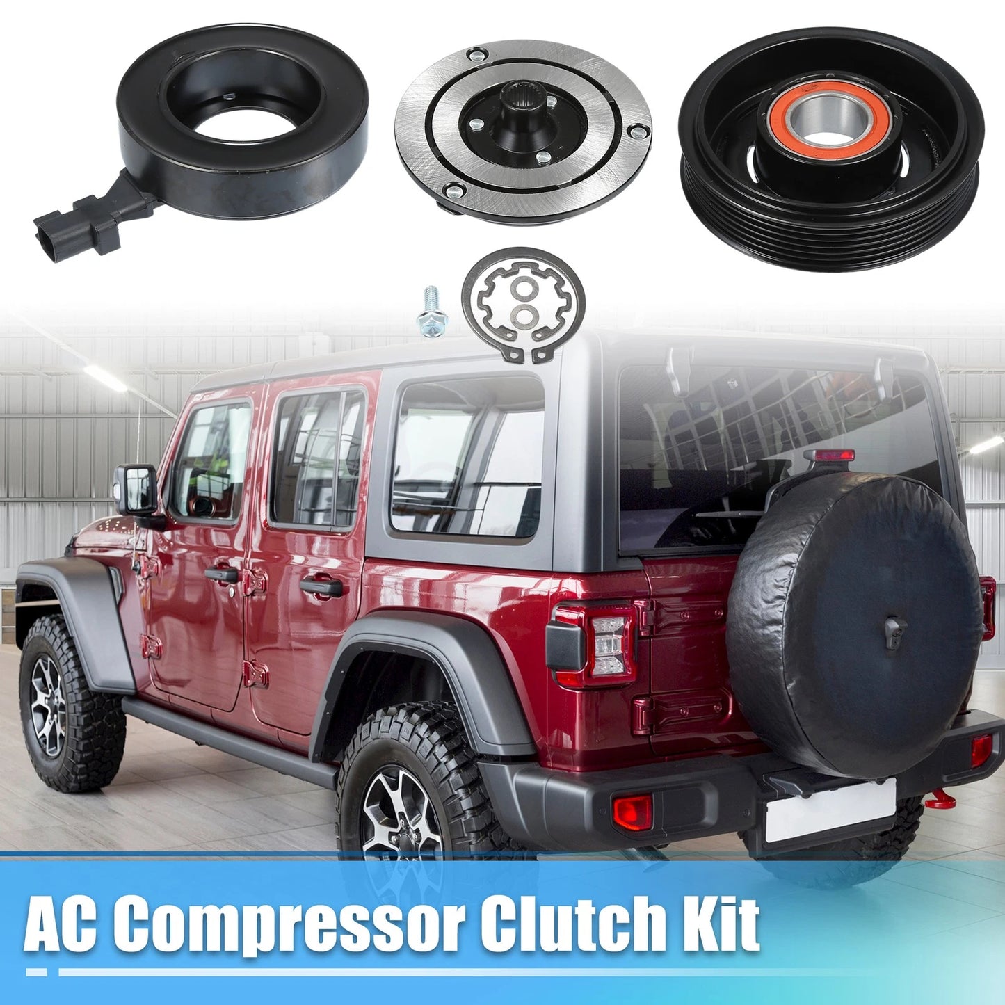 AC Compressor Clutch Set for Jeep Wrangler (2012-2018)