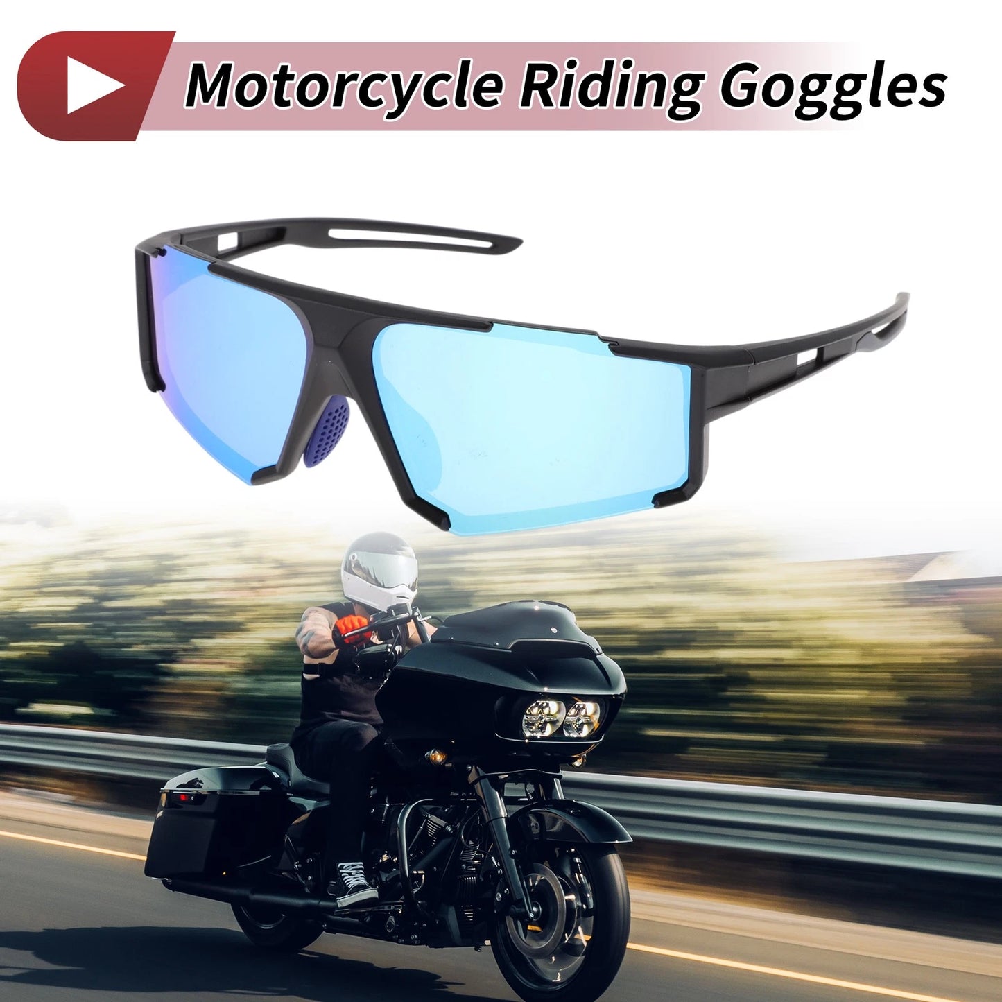 Goggles / 1 Pcs / Motorcycle Riding Goggles for Motorcycle