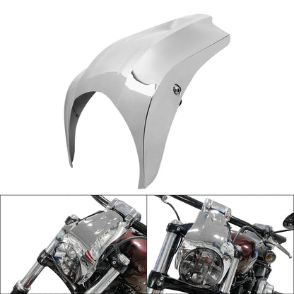 5.75" Chrome Headlight Fairing Cover for Harley Softail Breakout (2018-2024)