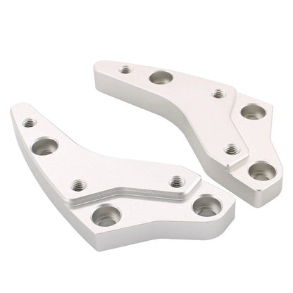 2 x Chrome Handlebar Riser Mount Adapter for BMW K1600GTL (2012-2019)