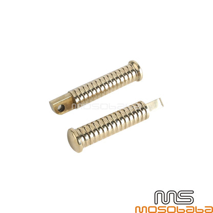 Brass Foot Pegs for Harley Sportster XL883L XL883R XL883 Forty-Eight (2004-2023)