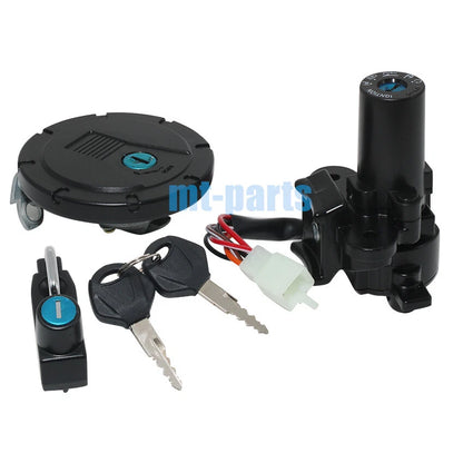 Ignition Key Switch & Fuel Tank Cap Lock Set for Kawasaki KL250 Super Sherpa (1997-2011)