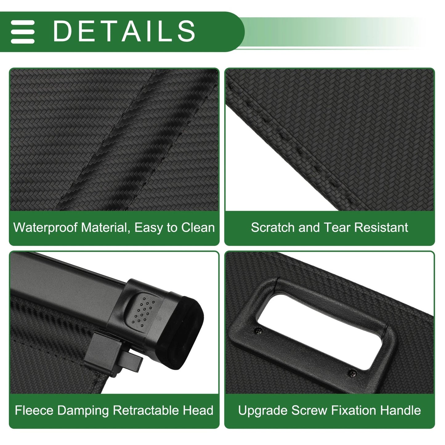 Retractable Cargo Cover for Infiniti QX55 Carbon Fiber Black (2022-2025)