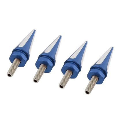 4 x Windscreen Screw Bolts Blue Spike for Harley Touring Road Glide (1998-2025)