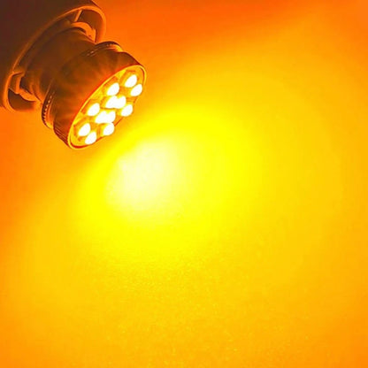 10 x BA15S 1156 Amber LED Tail Brake Turn Signal Light Bulbs for Car