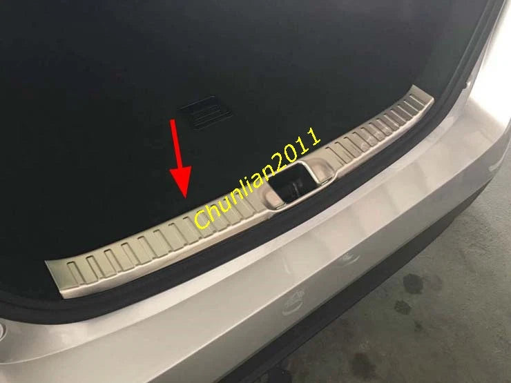 Rear Bumper Protector Sill Plate Cover Trim for Toyota Prius XW50 (2016-2018)