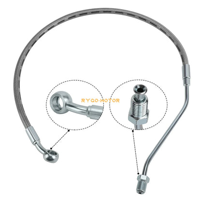 Front Brake Master Cylinder & Hose Line for Polaris Scrambler 500 (2003–2012)