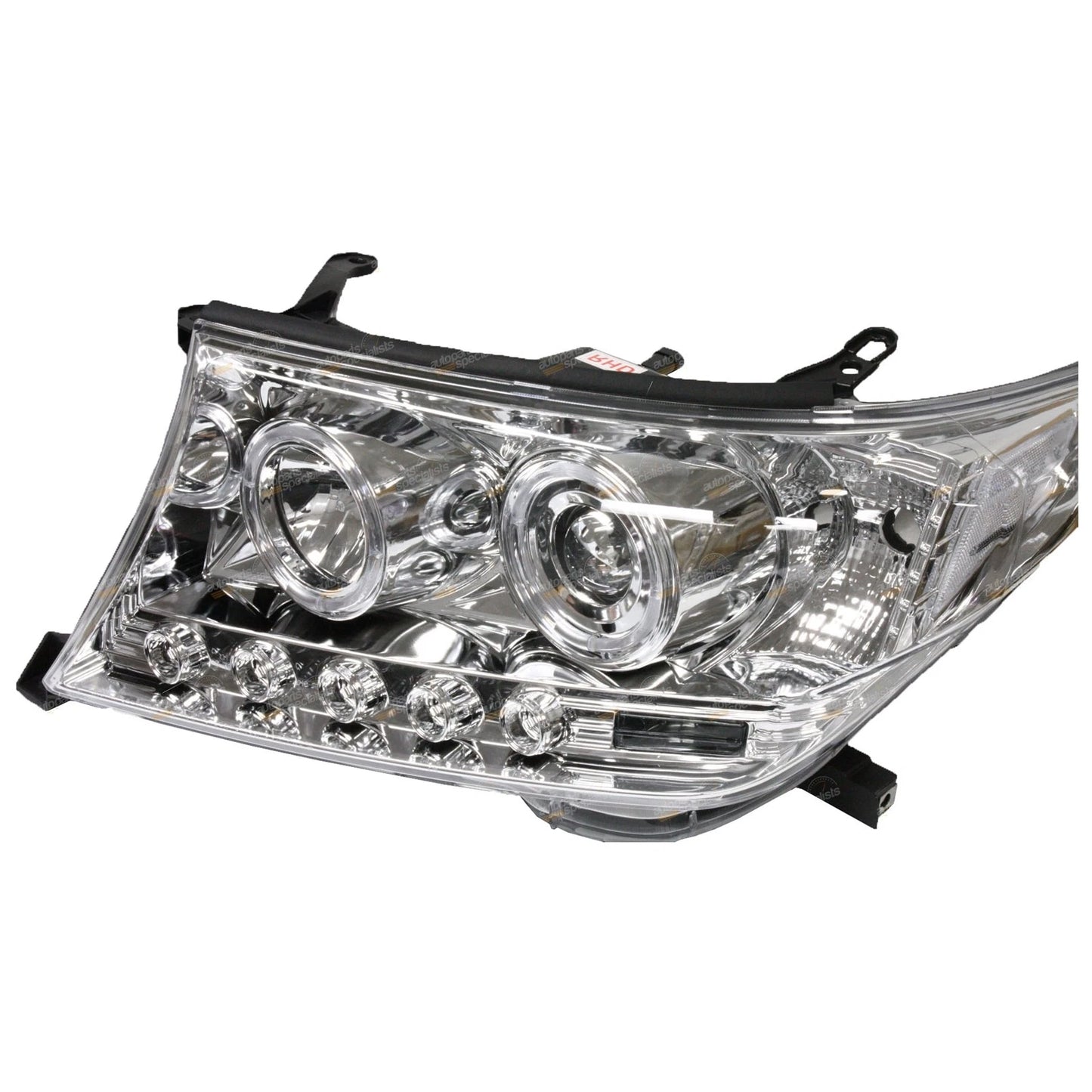 Angel-eye Projector LED Chrome Headlights for Landcruiser 200 Series(2007–2015)