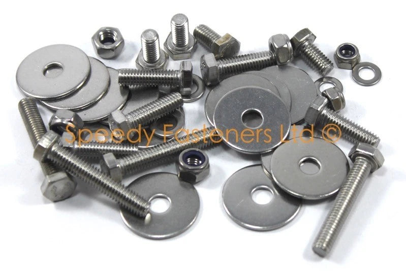 Bolts Stainless Front & Rear Clam Shell Fixings for Lotus Elise 2001–2011