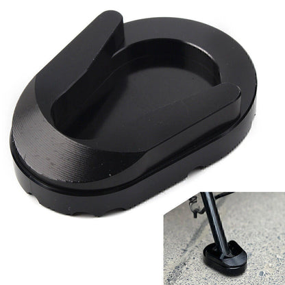 Black Kickstand Enlarge Plate Pad for Vespa Sprint Primavera 150 (2013-2020)