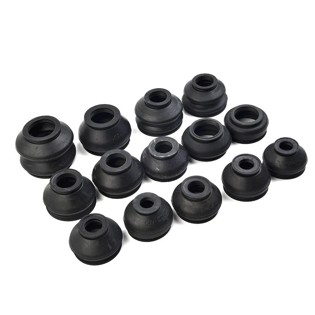 28Pcs Ball Joint Boot Suspension Dust Cover Track Tie Rod Linkage