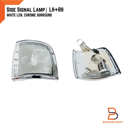 White Lens Front Corner Turn Signal Light for Holden Rodeo TF TFR (1997-2003)