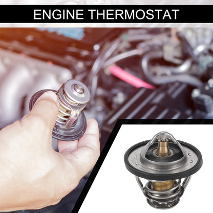 Engine Coolant Thermostat for Isuzu D-Max 2007-2012 Silver Tone