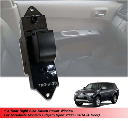 Rear Right Power Window Switch for Mitsubishi Montero/Pajero Sport (2008-2014)