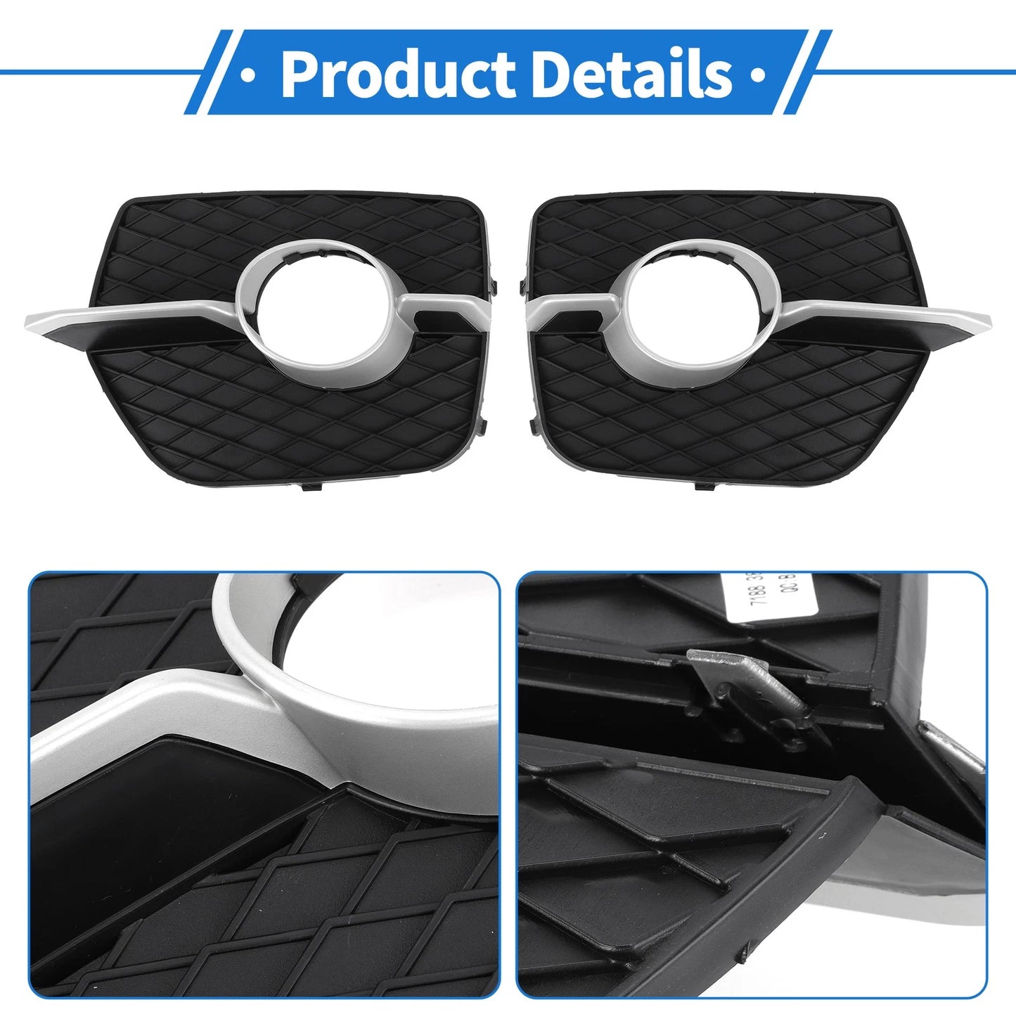 Front Left / Front Right Fog Light Grill for BMW X6
