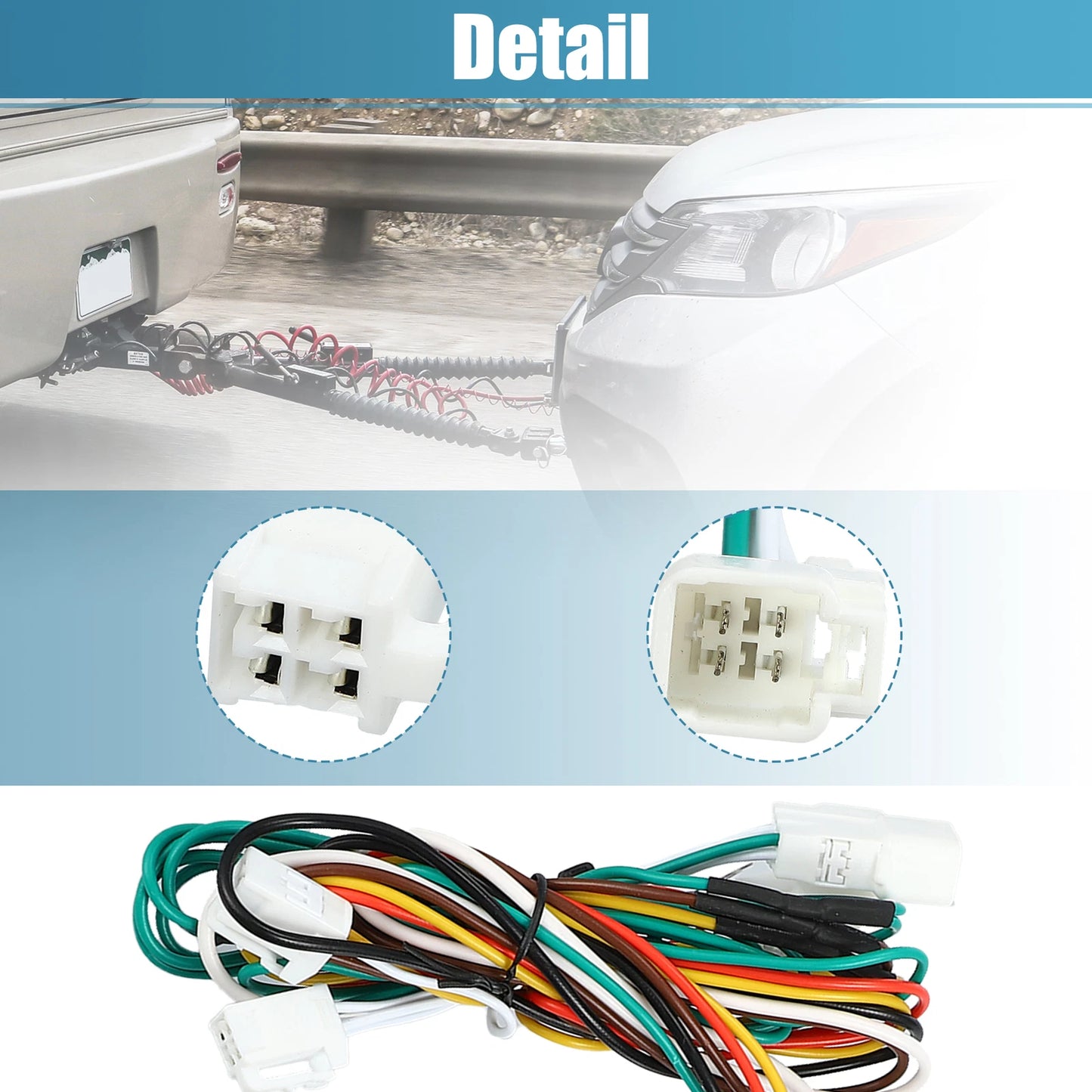 4-Pin Trailer Wiring Harness for Toyota RAV4 (2019-2020) - Black