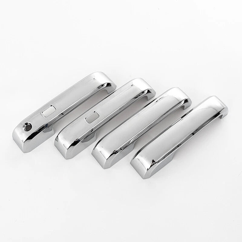 4 x Chrome Door Handle Covers for 2015-2020 Ford F150 F-150 (with Smartkey Hole)