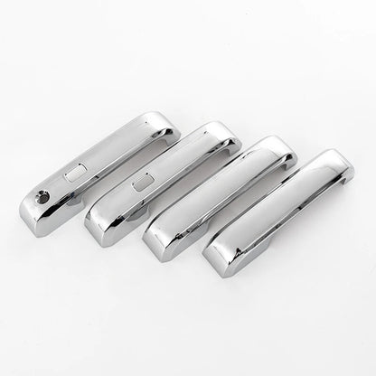 4 x Chrome Door Handle Covers for 2015-2020 Ford F150 F-150 (with Smartkey Hole)