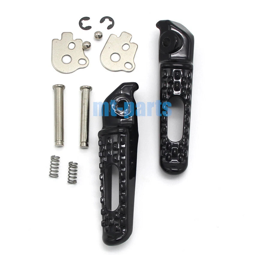 Black Rear Footrest Pegs for Honda CBR 1000RR Fireblade (2004-2017)