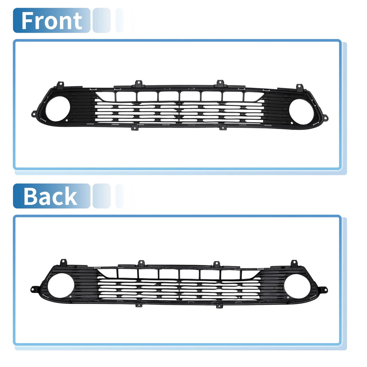 Lower Grille Bumper Cover for Kia Forte (2019-2021) 1 Pcs