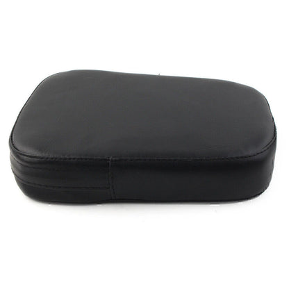 Black Motorcycle Sissy Bar Backrest Cushion Pad for Harley Chopper