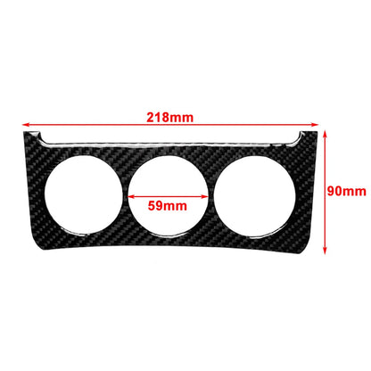 Carbon Fiber Central Console Knob Cover for Nissan 350Z (2003-2009)