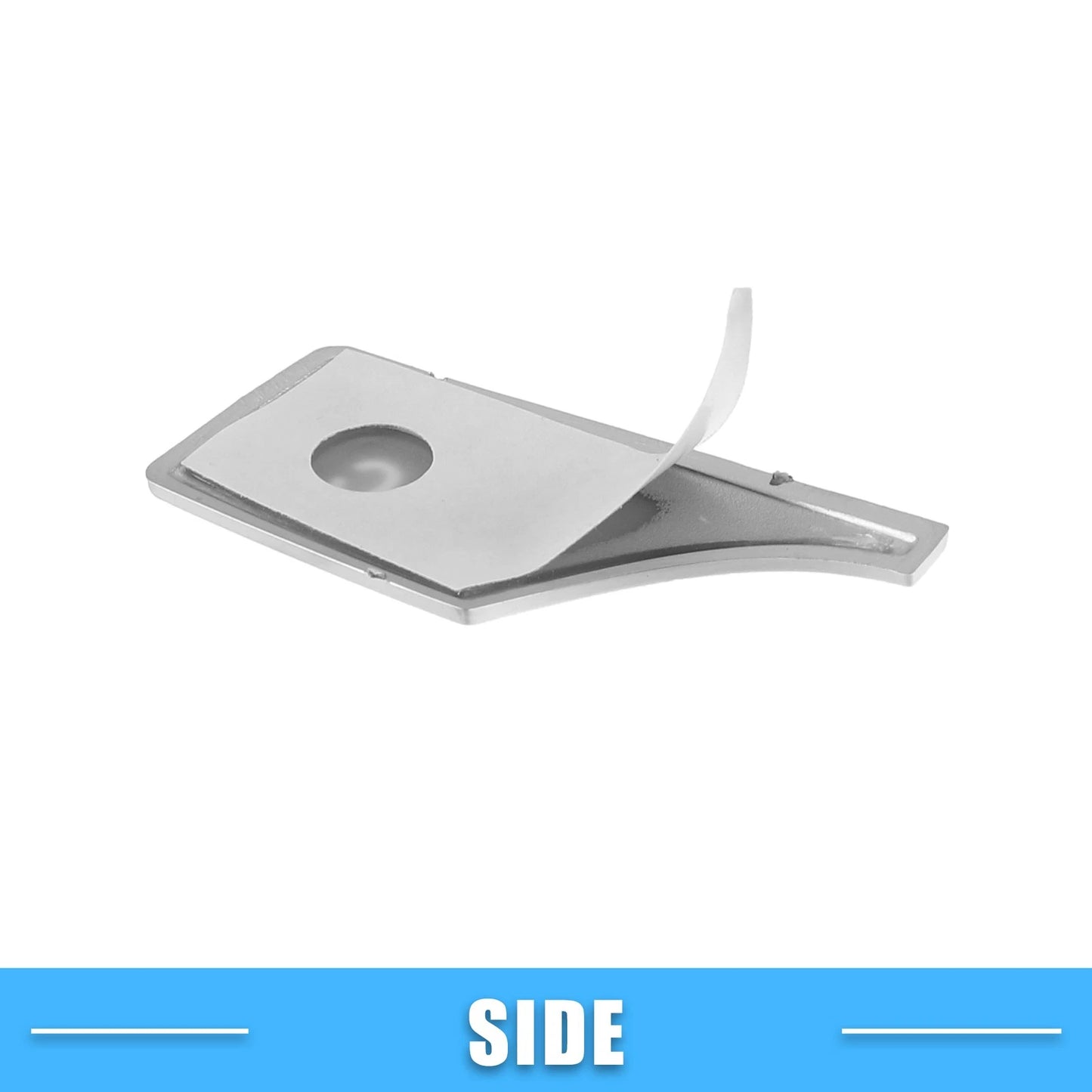 Multimedia Radio Button Cover for Mercedes-Benz GLK X204 (2010-2015) 2 x ABS Silver Tone