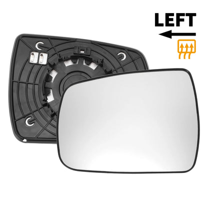 Left Side Heated White Mirror Glass for KIA Sorento (2009-2014)