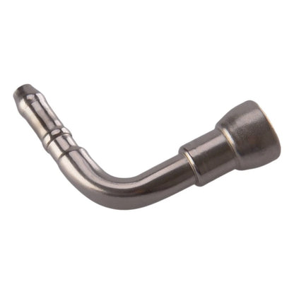 90 Degree 7.89mm Stainless Steel Fuel Line Hose Connectors for Car
