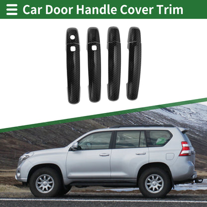 Carbon Fiber Black Door Handle Cover Trim for Suzuki Swift Vitara S-CROSS