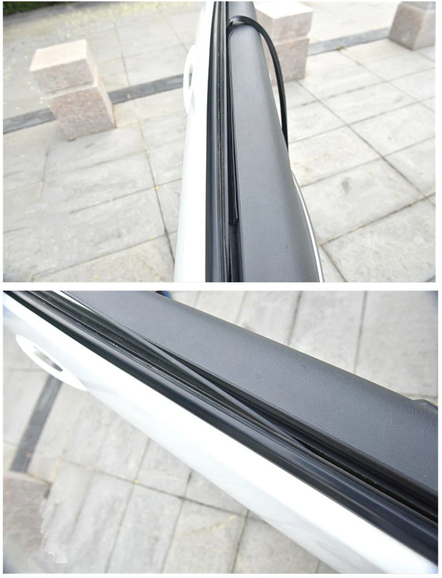 8M Black Rubber Seal Strip for Door Glass Window - AU Ship
