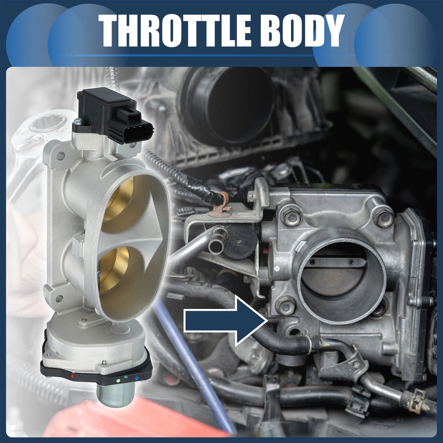 Throttle Body Actuator for Ford Mustang 4.6L V8 (2005-2010)