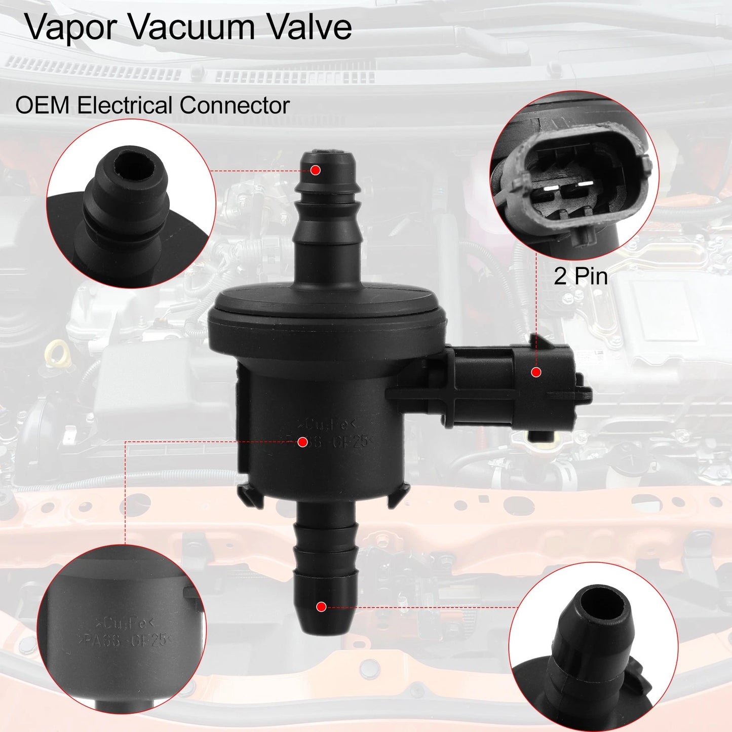 Vacuum Solenoid Purge Valve for Ford Focus, Escape (2000-2012)